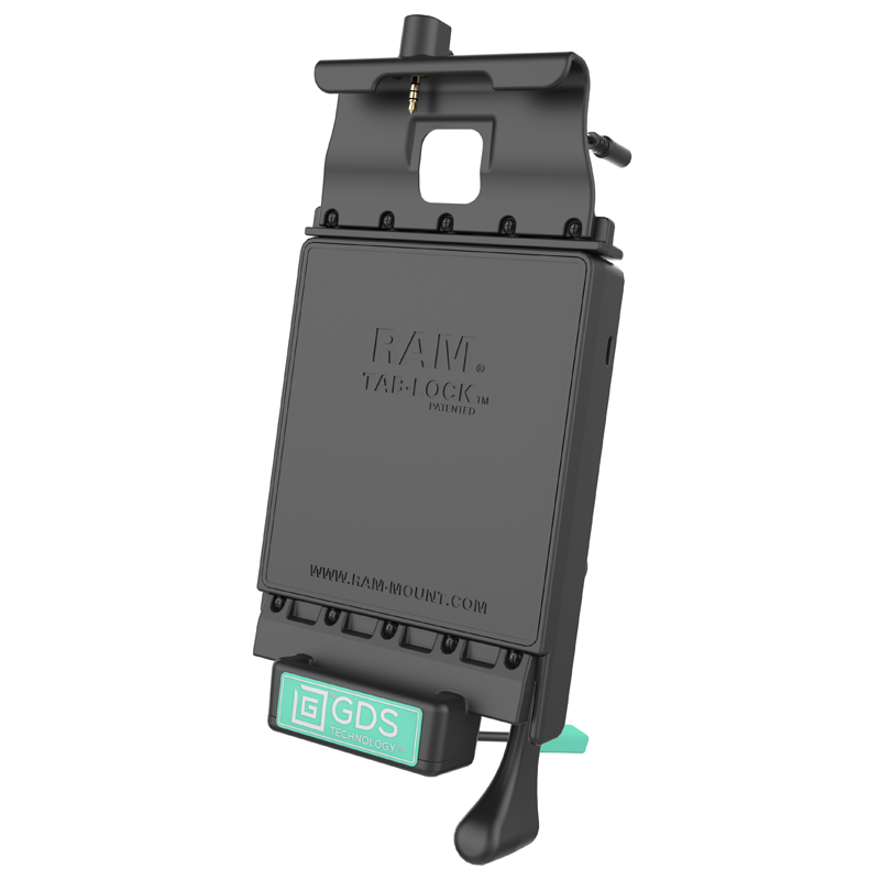RAM-GDS-DOCKL-V2-SAM40-AUD1U Samsung Galaxy Tab A 8.0 (2018) SM-T3 : abschließbares GDS Dock 1