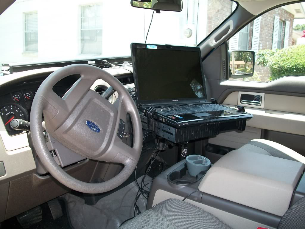 RAM-VB-109-SW1 No-Drill Laptop-Fahrzeughalterung für Ford F-150 (2004 - 2014) 0
