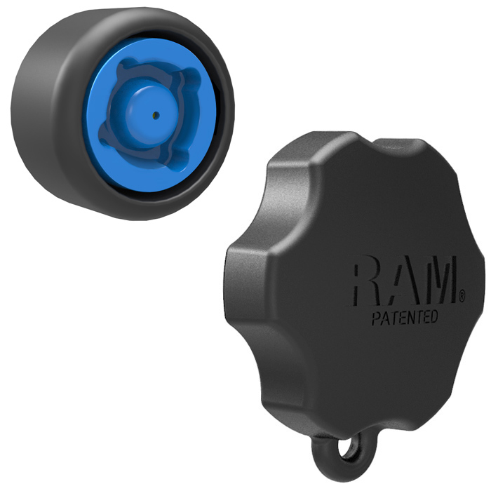 RAP-S-KNOB6U Pin-Lock Sicherungs-Aufsatz (Knopf) für Schwenkarme 1