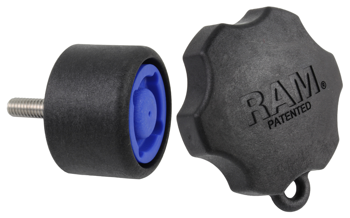 RAP-S-KNOB7-4U Pin-Lock Sicherungs-Aufsatz für D- und E-Socket Arme (4 Pin) 1