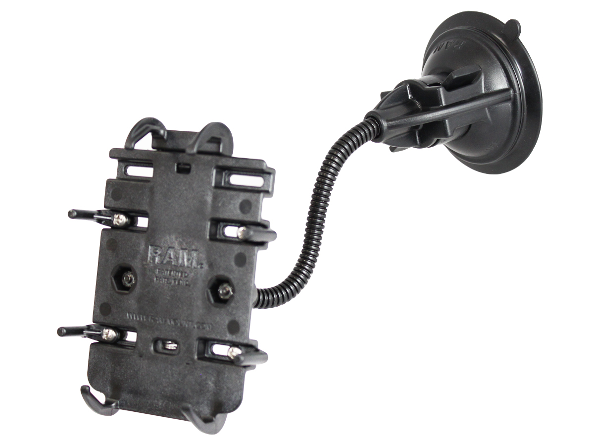 RAP-105-6224-PD3U Quick-Grip für Smartphones mit Twist-Lock und Flexarm 1