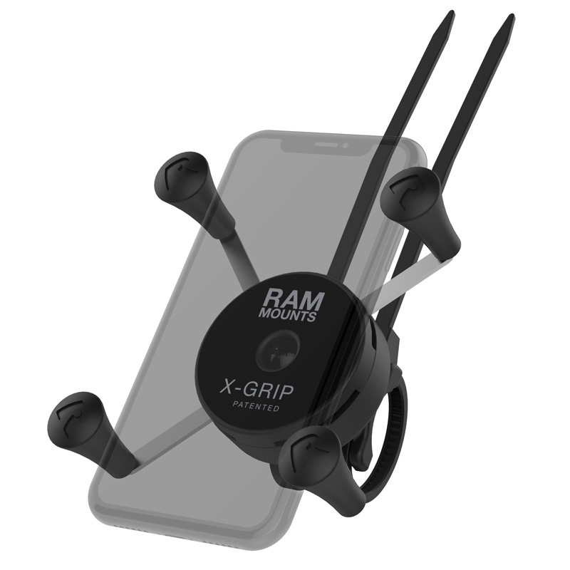 RAP-460Z-UN7U X-Grip Smartphone Halter mit Kabelbinderbasis für Lenker 1