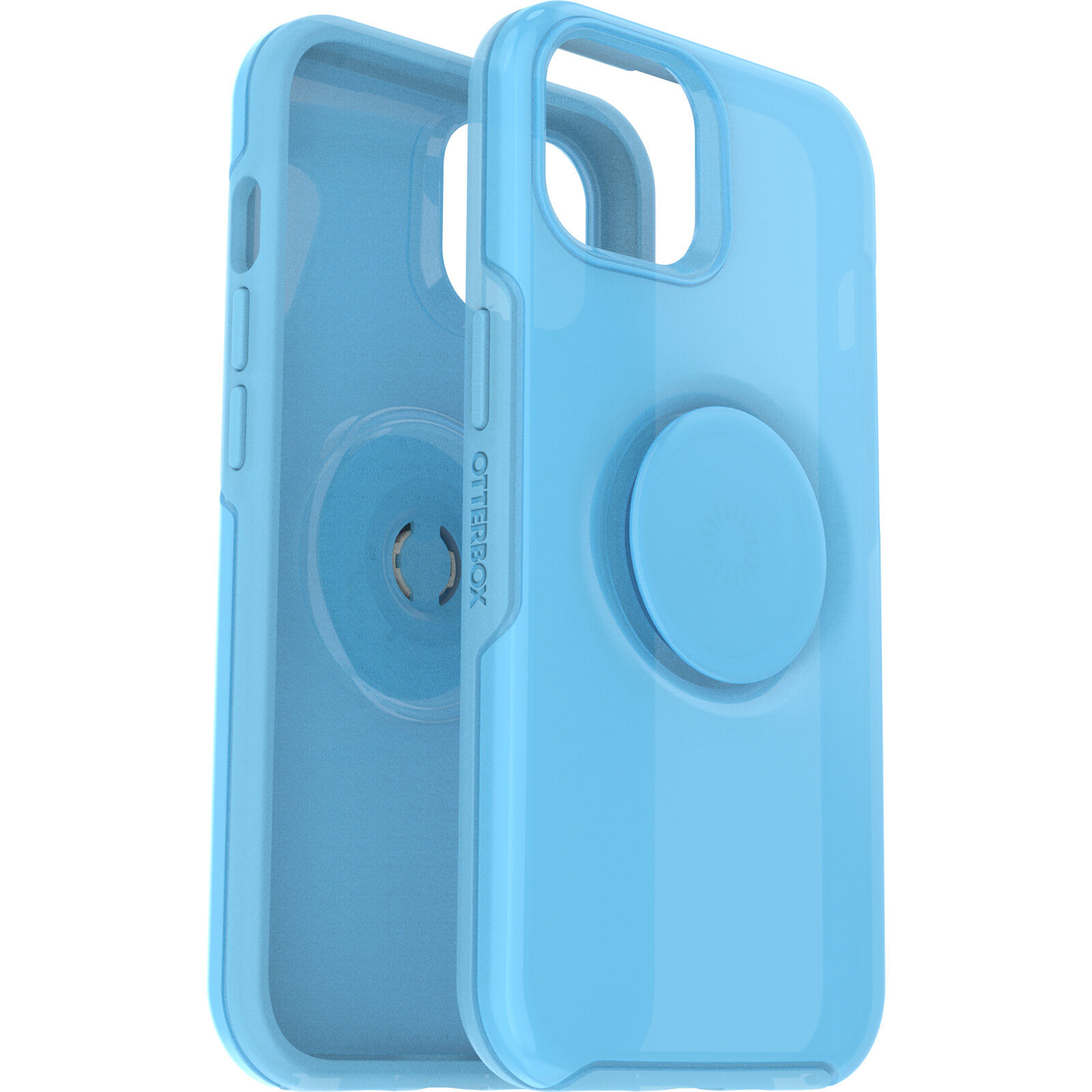 77-89708 Otter+Pop Symmetry Apple iPhone 14 - You Cyan This? - blue 1