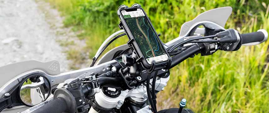 Handy am Moped/Motorrad befestigen ohne eine Halterung zu kaufen
