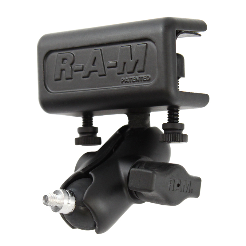 RAM-B-177-237 Kamerahalterung mit Blendschutzklemme für Seitenscheibe oder Glareshield 1