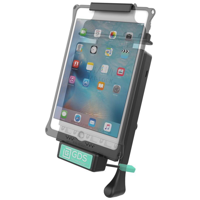 RAM-GDS-DOCKL-V2-AP7U Apple iPad mini 4 mit IntelliSkin: abschließbares GDS Dock 2