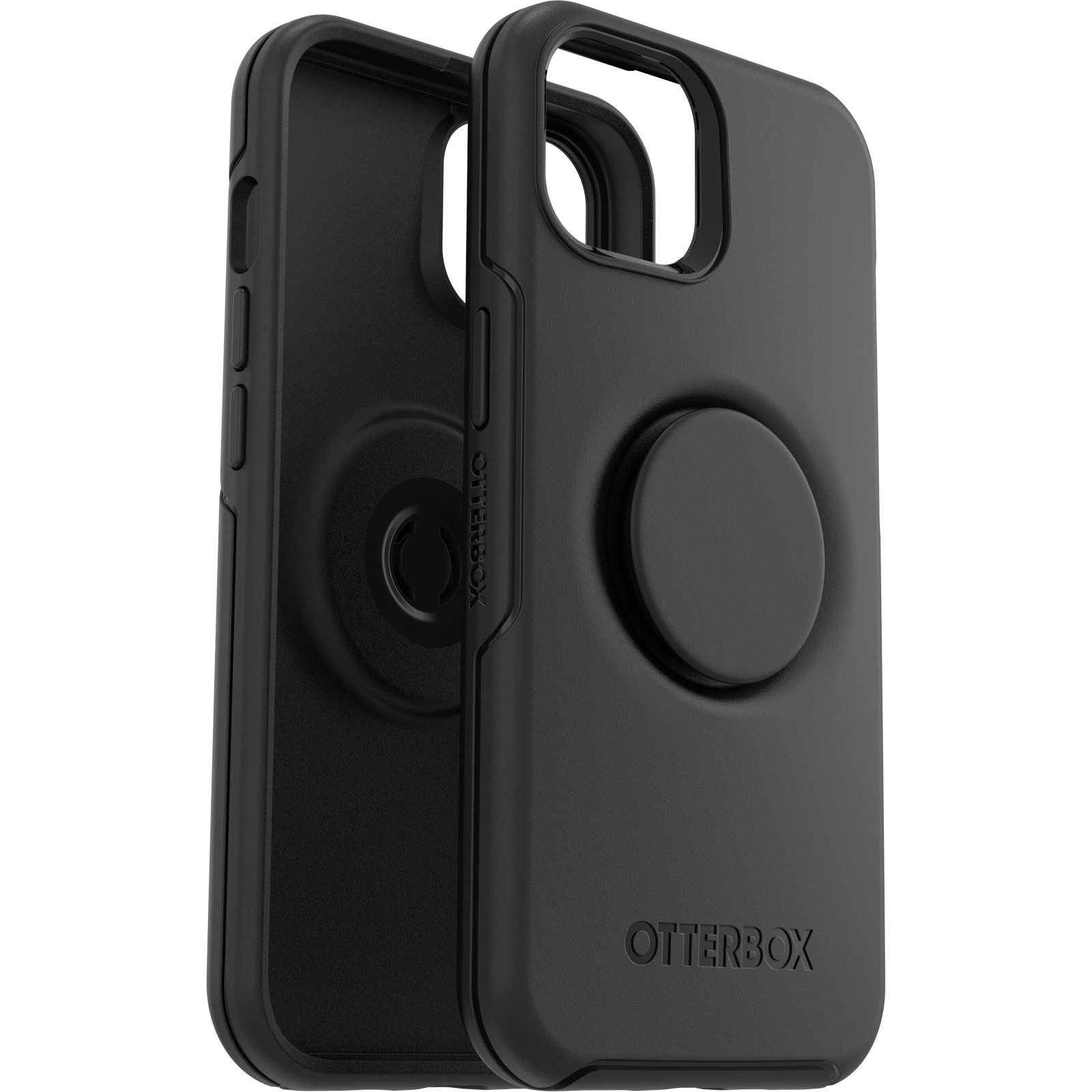 77-89688 Otter+Pop Symmetry Apple iPhone 14 - black 1