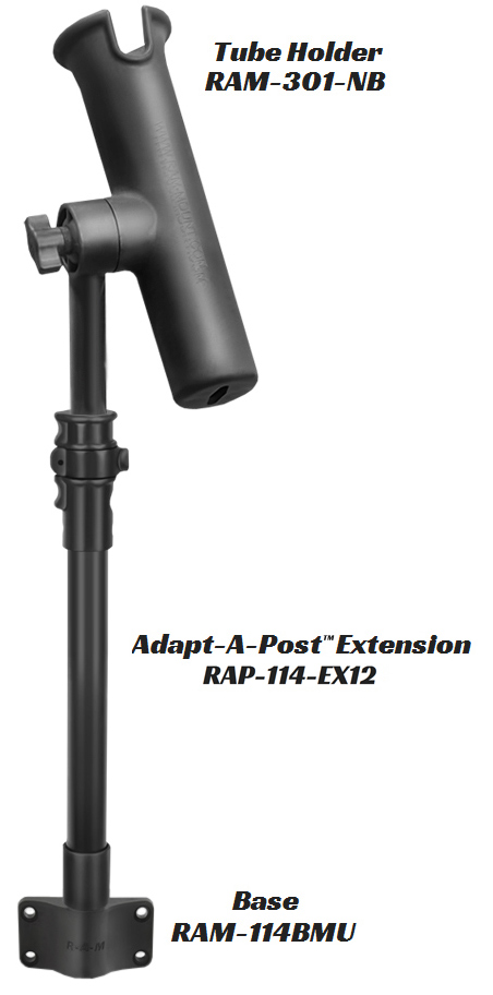 RAP-114-EX12 Adapt-A-Post 38,10cm (15 Zoll) Verlängerungsstab 3