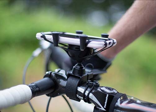 Fahrrad-Handyhalterung: Beste Universal-Lenker-Halterung für alle Handys  und Fahrräder. Klemme für Rennrad- und Mountainbike-Lenker. Fahrradzubehör