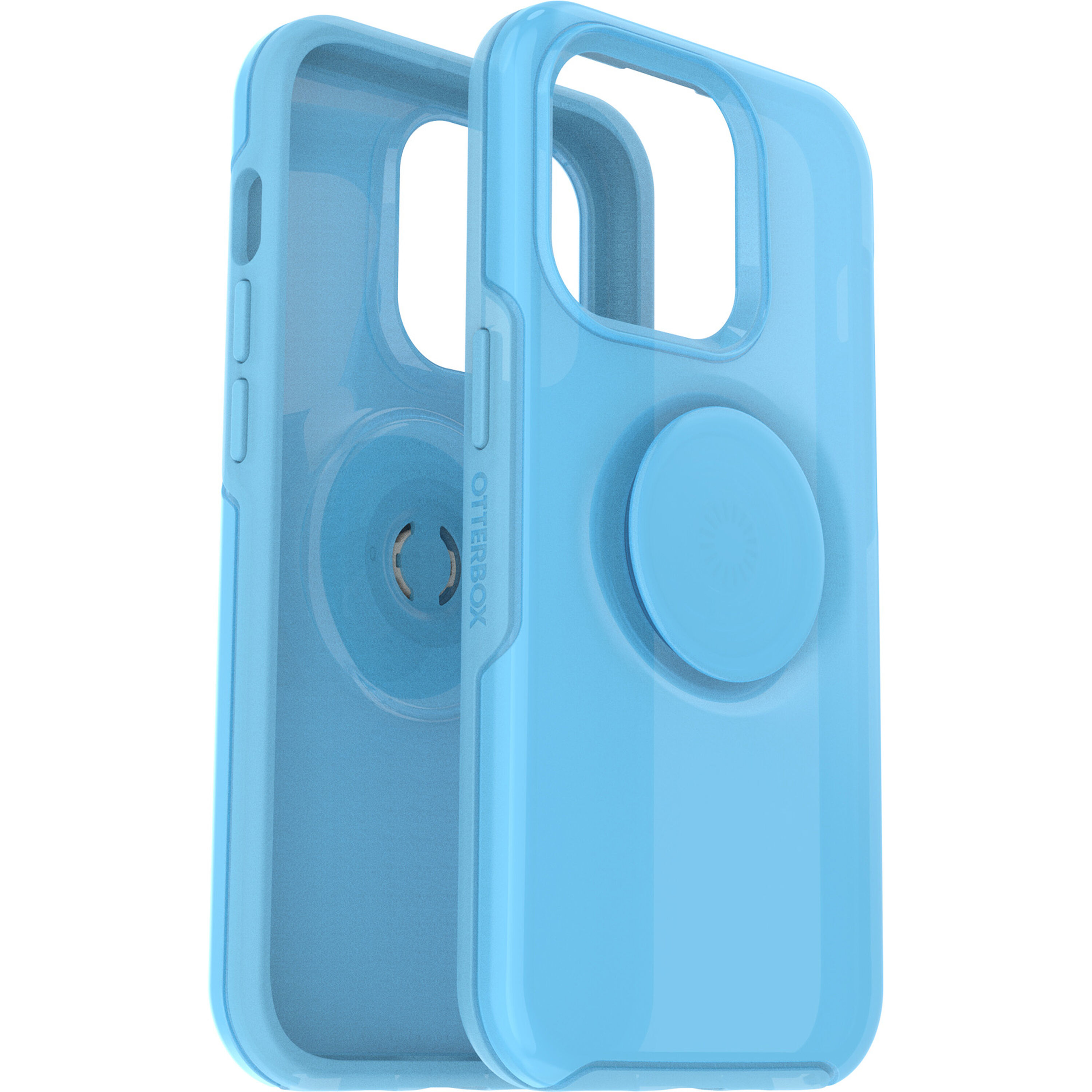 77-88802 Otter+Pop Symmetry Apple iPhone 14 Pro - You Cyan This? - blue 1