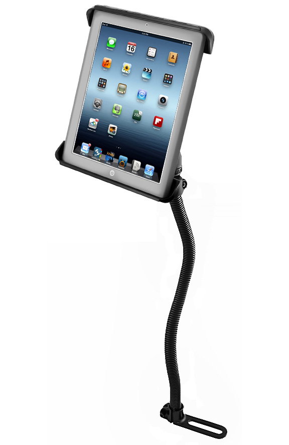 RAM-B-316-1-TAB3 Tab-Tite Sitzschienenhalterung für iPad Gen 1-4 mit POD I Flexarm 0