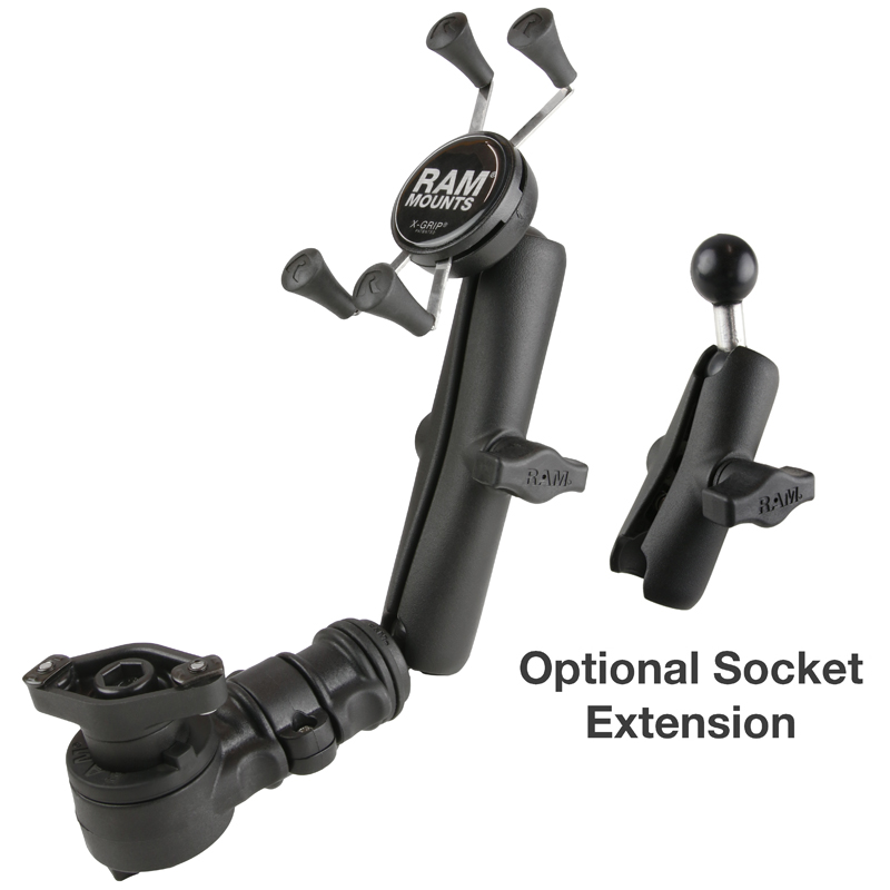 RAP-AAPR-WCT-419-UN7U Rollstuhl Smartphonehalterung mit Drehgelenk und Quick-Release 2