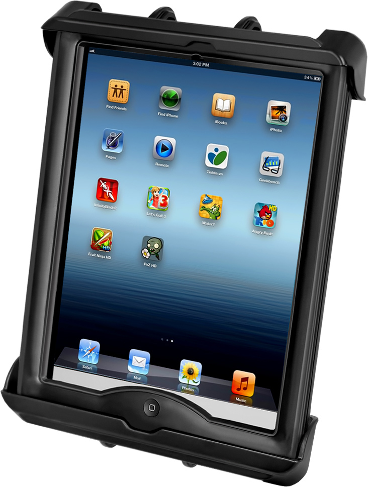 RAM-HOL-TAB17U Tab-Tite Halteschale für Apple iPad 1-4 u.a. Geräte mit Case 1