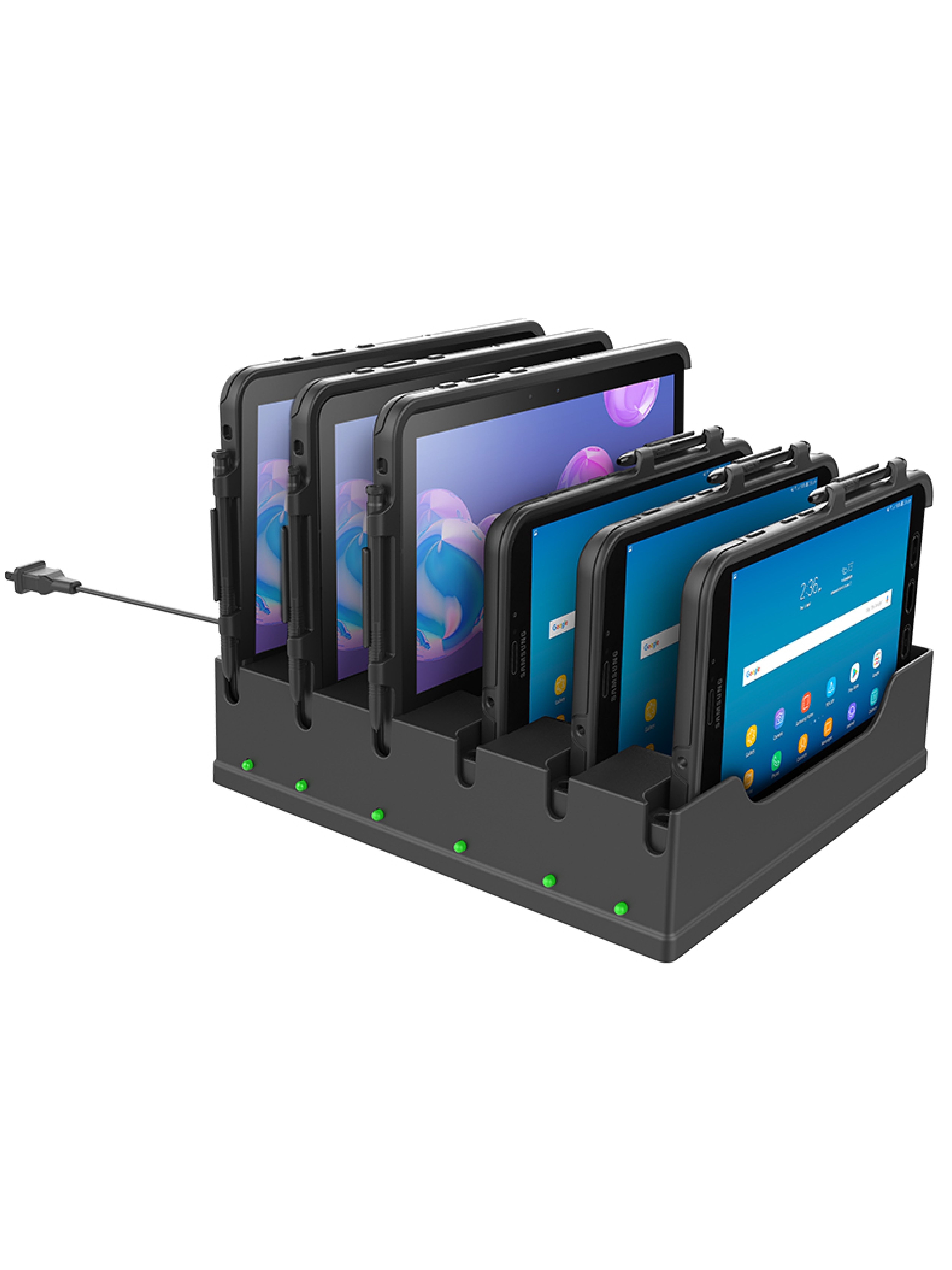 RAM-DOCK-6G8P-OT1U Samsung Tab Active 4 Pro & Tab Active Pro 6er Ladestation / OtterBox uniVERSE 1
