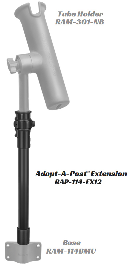 RAP-114-EX12 Adapt-A-Post 38,10cm (15 Zoll) Verlängerungsstab 2