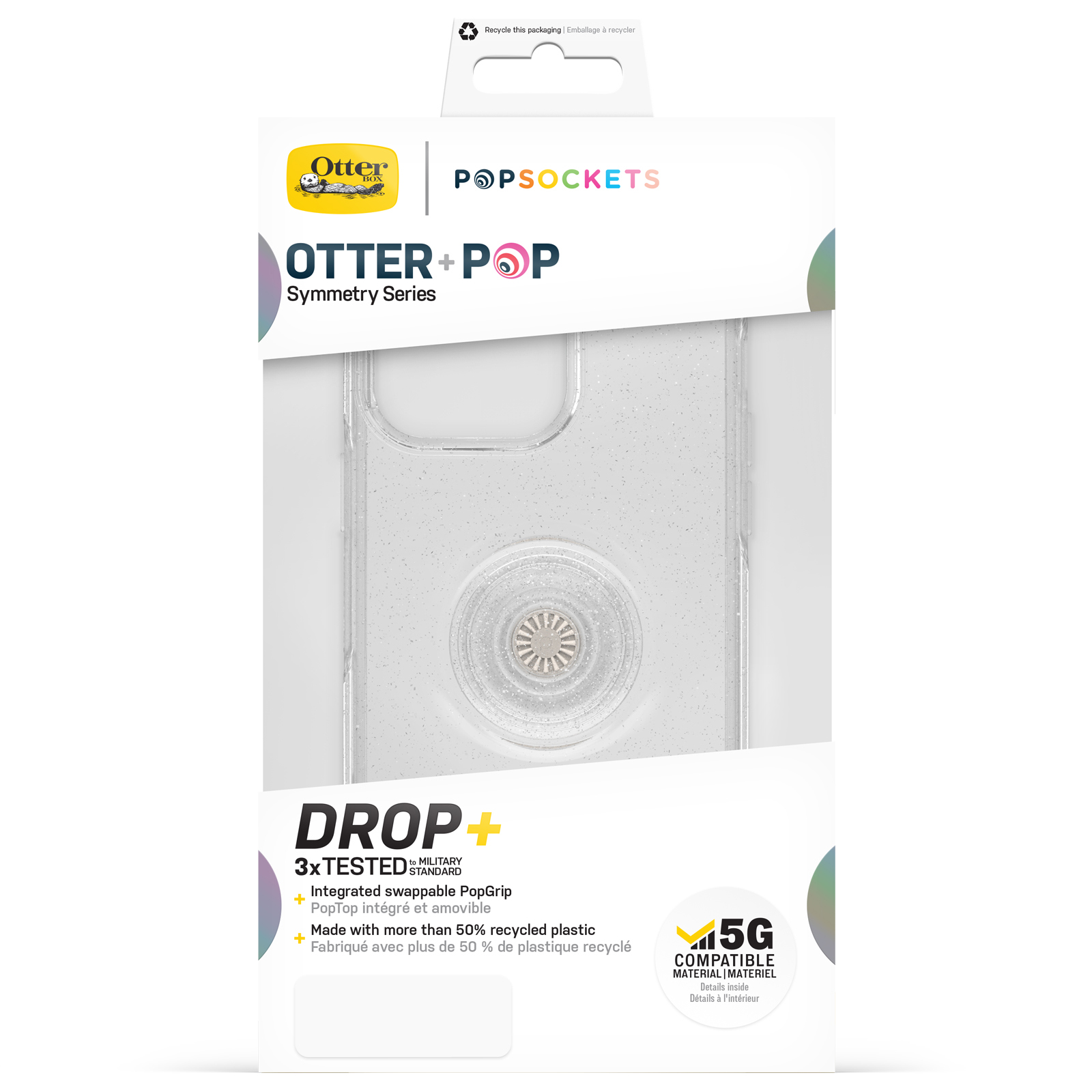 77-88828 Otter+Pop Symmetry Clear Apple iPhone 14 Pro Max Stardust - clear 5