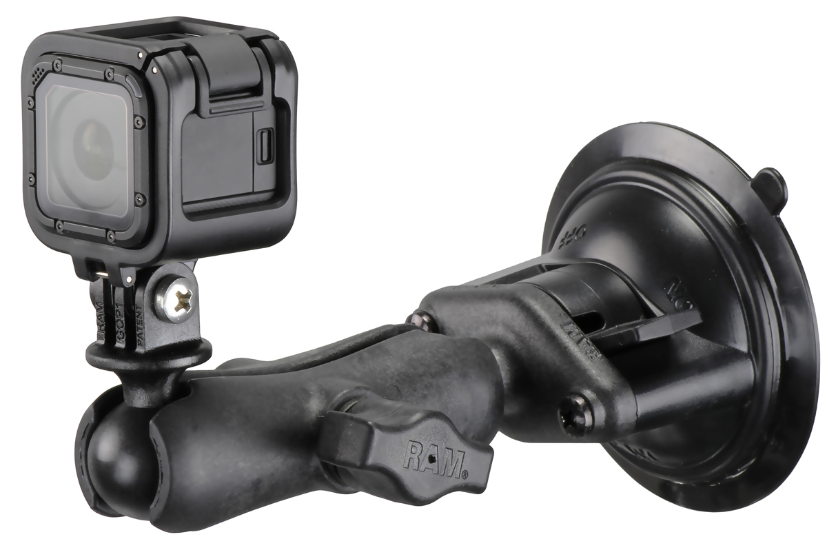 RAP-B-166-GOP1 Twist-Lock für Actioncams mit GoPro Adapter 2