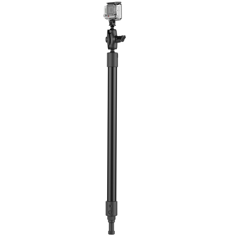 RAP-B-202-GOP1-A-294-18U Aufsteck-Action-Kamerahalterung für Stangen und Rohre mit Tough-Pole Stab, GoPro 1