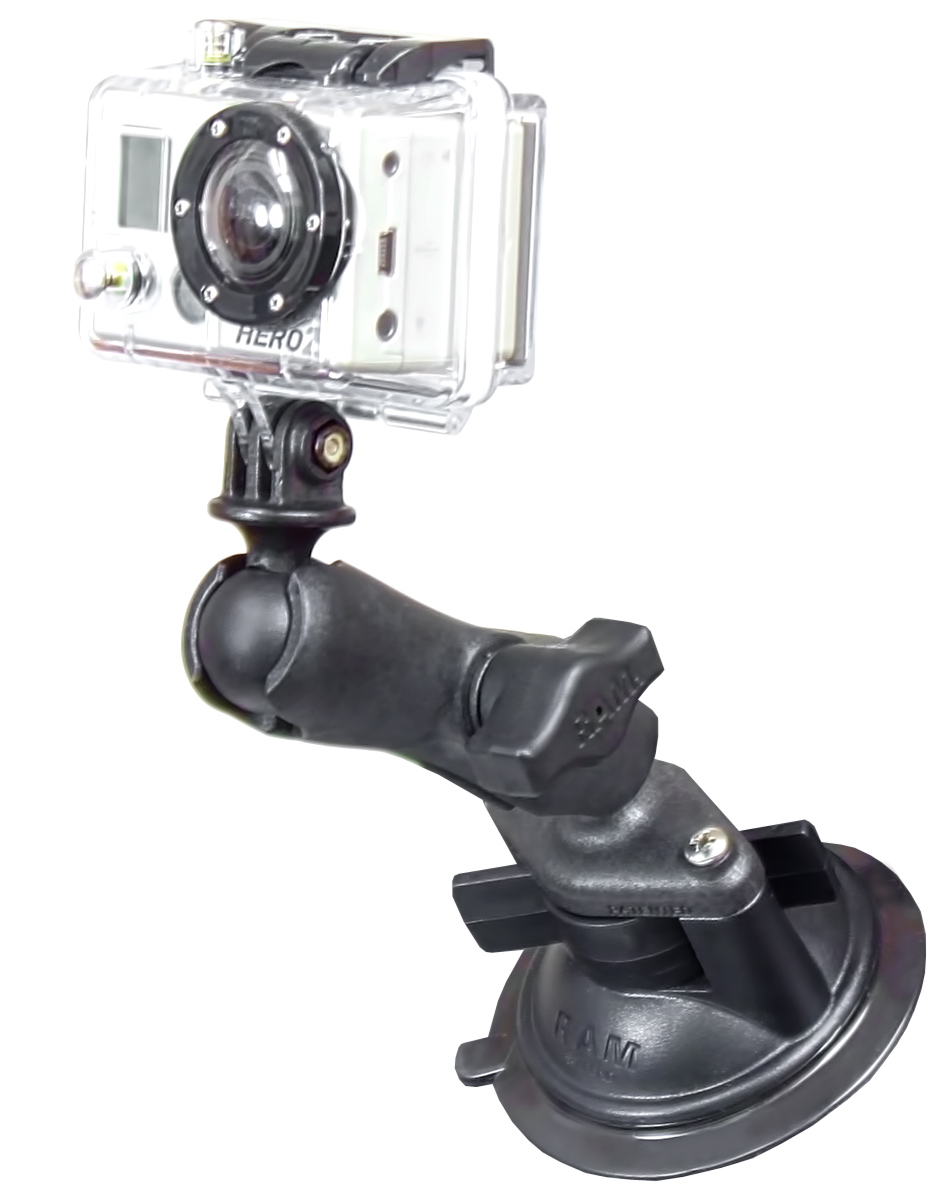 RAP-B-166-GOP1 Twist-Lock für Actioncams mit GoPro Adapter 1